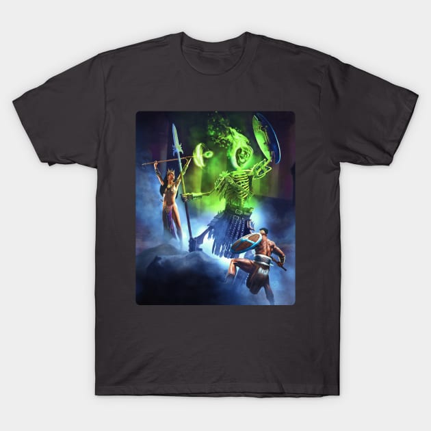 Necromancing the Stone T-Shirt by Plasmafire Graphics